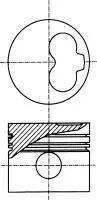 Поршень NURAL 87-990111-40