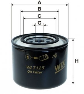 Масляный фильтр WIX WL7125 (фото 1)