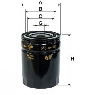 Масляный фильтр WIX WL7401