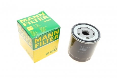 Фільтр оливний -FILTER MANN (Манн) W7043 (фото 1)