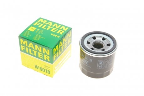 Масляний фільтр MANN (Манн) W6018 (фото 1)