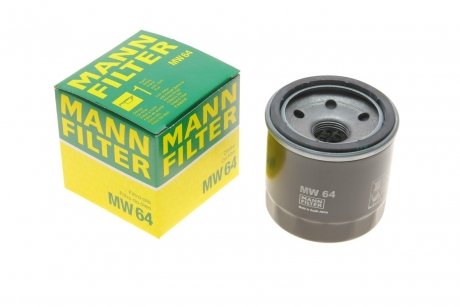 Масляний фільтр MANN (Манн) MW64 (фото 1)