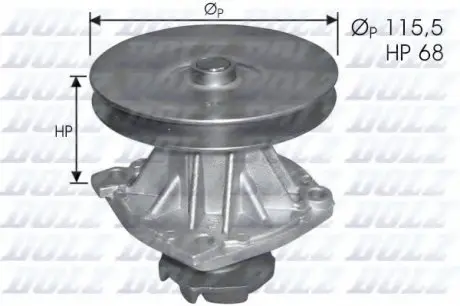 Помпа водяна DOLZ S135