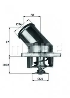 Термостат MAHLE MAHLE\KNECHT TI387