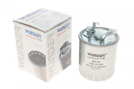 Фільтр паливний MB Sprinter/Vito CDI FILTER WB 704 WUNDER WB-704