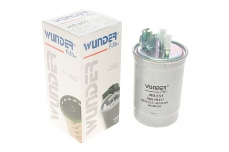 Фільтр паливний Fiat Doblo 1.9JTD 01- FILTER WB 651 WUNDER WB-651