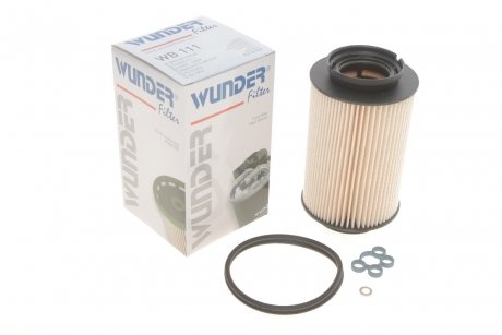 Фільтр паливний VW Caddy 1.9TDI-2.0SDI (5 болтів) FILTER WB 111 WUNDER WB-111 (фото 1)