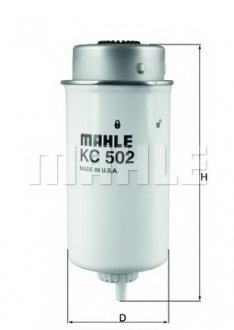 Фільтр паливний Mahle FORD Transit 125-137л.с. Diesel 02-06 Mahle MAHLE\KNECHT KC 502