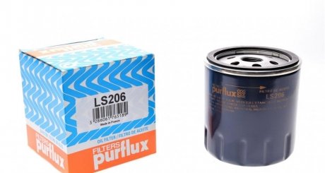 Масляный фильтр PURFLUX LS206 (фото 1)