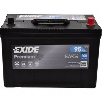 Акумулятор 6 CT-95-R Premium EXIDE EA954 (фото 1)