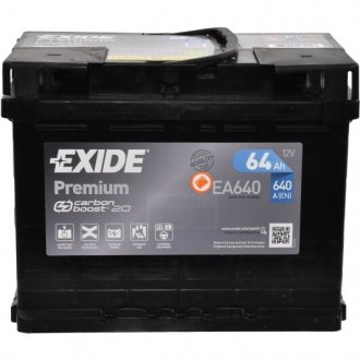 Акумулятор 6 CT-64-R Premium EXIDE EA640 (фото 1)