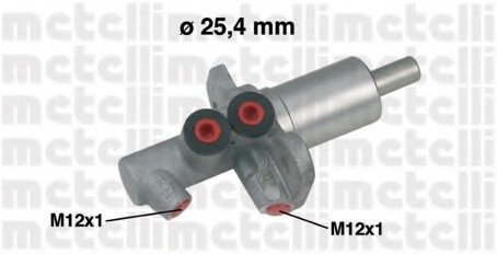 Циліндр гідравлічний гальмівний METELLI 05-0546