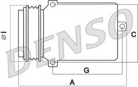 Компресор кондиціонера DENSO DCP02008 (фото 1)