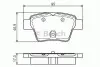 Тормозные колодки 986495092 BOSCH 0986495092 (фото 1)