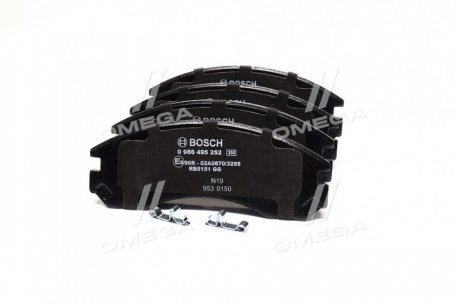 Колодки гальмівні дискові BOSCH 0986495252 (фото 1)