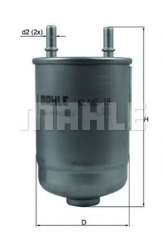 Топливный фильтр MAHLE MAHLE\KNECHT KL485/19D