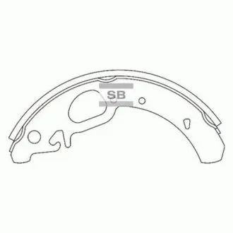 Тормозные колодки SANGSIN HI-Q SA183