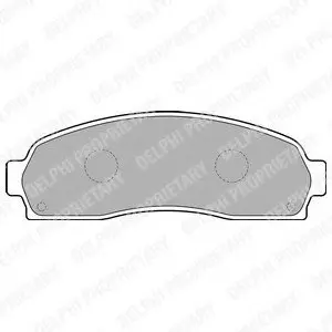 Тормозные колодки DELPHI LP1757