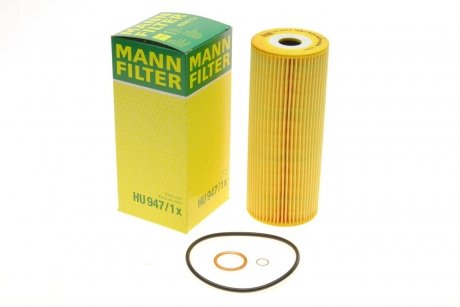 Масляный фильтр MANN (Манн) HU 947/1X (фото 1)