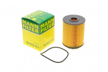 Фільтр масляний MANN-FILTER HU 932/6 N MANN (Манн) HU 932/6N