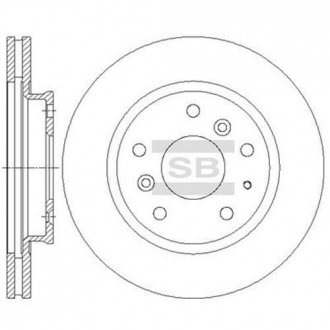 Гальмівний диск SANGSIN HI-Q SD4413