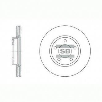 Гальмівний диск SANGSIN HI-Q SD4401