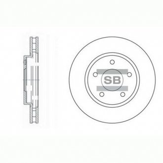 Гальмівний диск Sangsin HI-Q SD4315