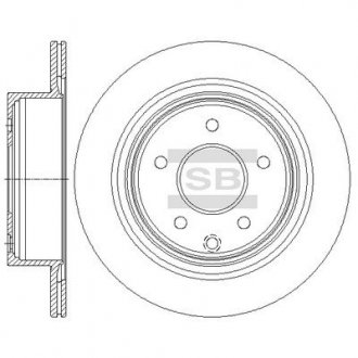 Тормозной диск SANGSIN HI-Q SD4241