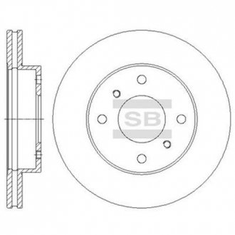 Тормозной диск SANGSIN HI-Q SD4225