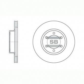 Тормозной диск SANGSIN HI-Q SD4004