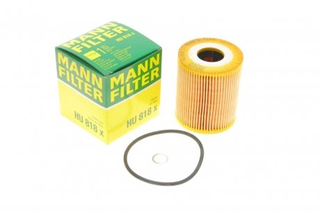 Масляный фильтр MANN (Манн) HU 818X (фото 1)