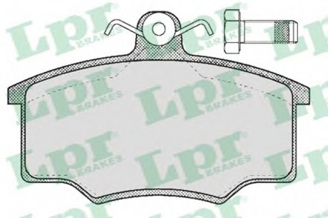Комплект гальмівних колодок LPR 05P187