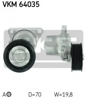 Натяжной ролик SKF VKM64035