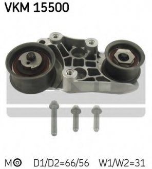 Роликовий модуль натягувача ременя VKM 15500 SKF VKM15500