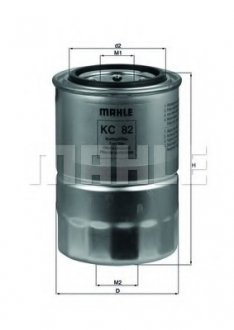Топливный фильтр MAHLE\KNECHT KC82 (фото 1)