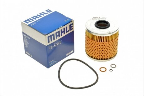 Масляный фильтр MAHLE\KNECHT OX91D (фото 1)