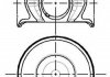 Поршень в комплекті на 1 циліндр, STD NURAL 87-140800-10 (фото 1)