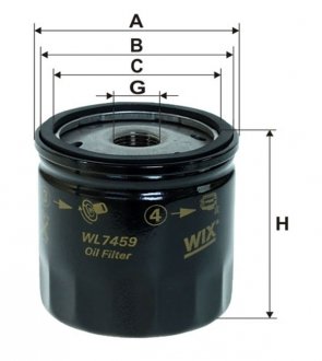 Масляный фильтр WIX WL7459