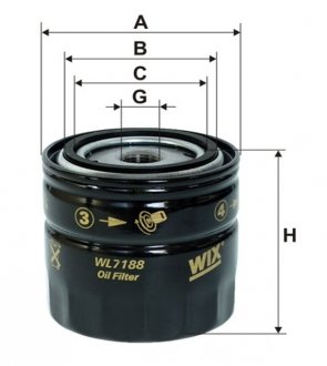 Масляный фильтр WIX WL7188 (фото 1)