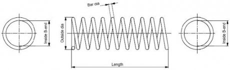 Пружина MONROE SP0608