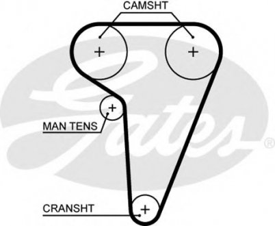 Ремінь GATES 5549XS (фото 1)