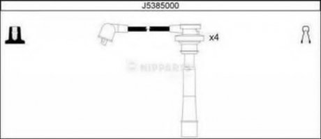Комплект кабелiв запалювання NIPPARTS J5385000