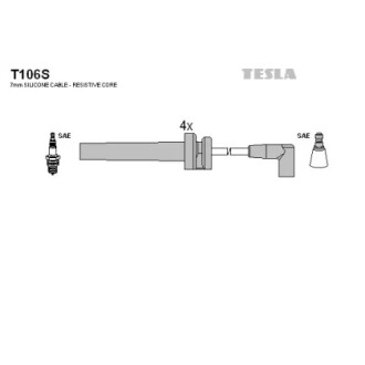 Дроти запалювання високовольтні ГАЗ 31105 2.4 16V TESLA T106S