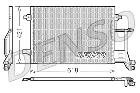 Радиатор кондиционера DENSO DCN02013