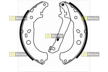 Тормозные колодки STARLINE BC 08600