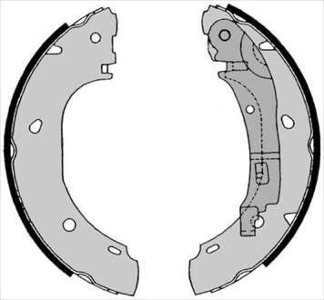 Тормозные колодки STARLINE BC 08540