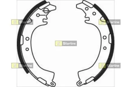 Тормозные колодки STARLINE BC 07660