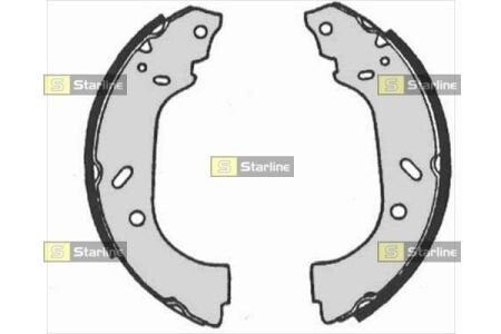 Тормозные колодки STARLINE BC 07150