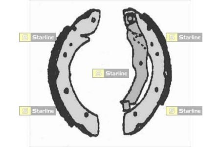 Тормозные колодки STARLINE BC 07135