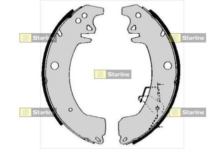 Тормозные колодки STARLINE BC 05090